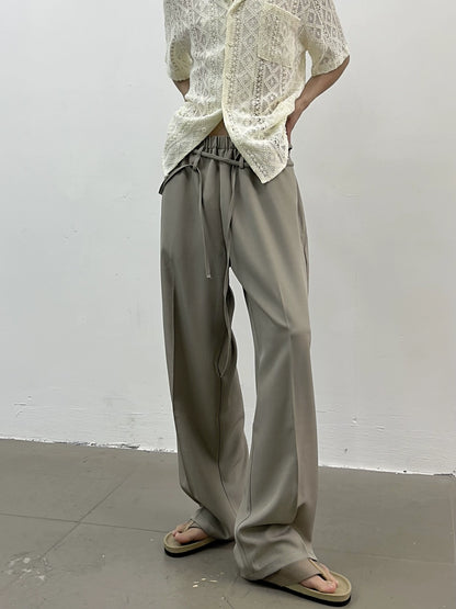 High Waist Wide-leg Trousers WN7348