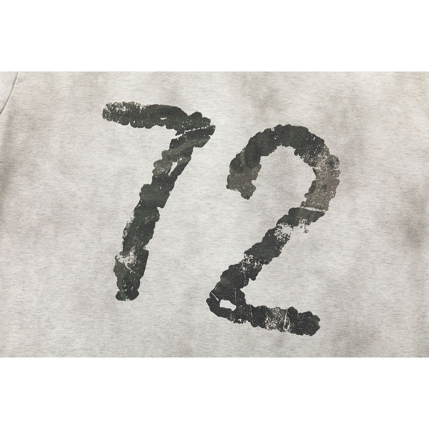 Fake Layered Letter Print Oversize Long Sleeve T-Shirt WN26075