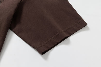 Instrument Print Washed Short Sleeve T-Shirt WN25477