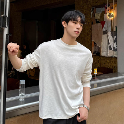 Solid Color Long Sleeve T-Shirt WN24976