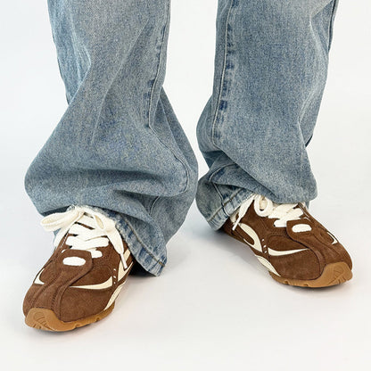 Thin Sole Lightweight Mesh Design Sneakers WN19167