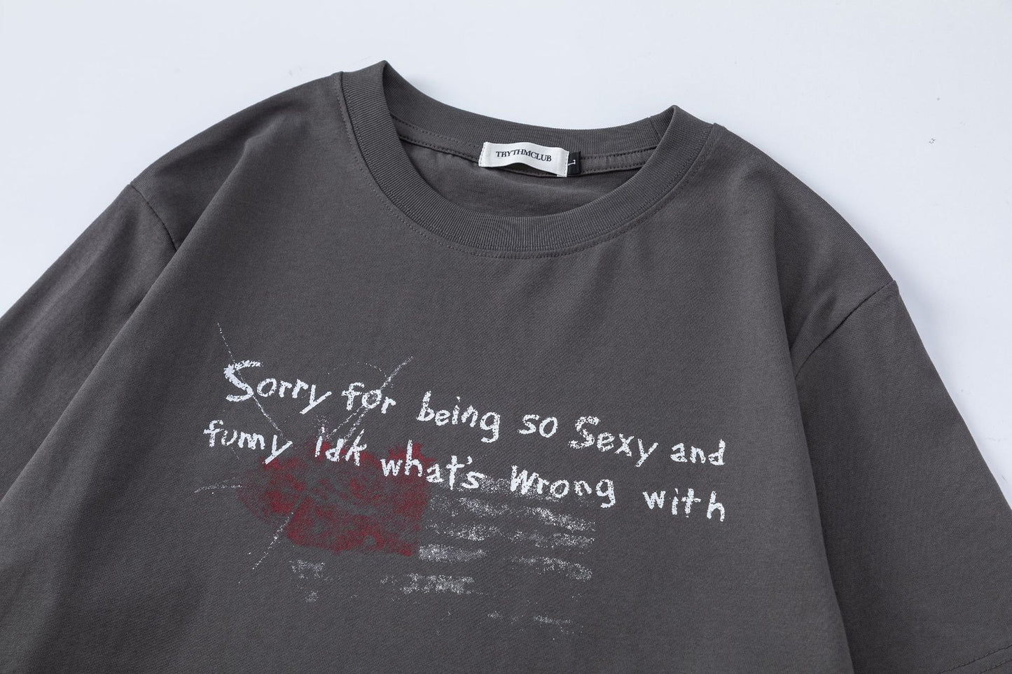 Letter Graphic Short Sleeve T-Shirt WN25842