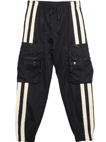 Stripe Large Pocket Cargo Pants WN22392