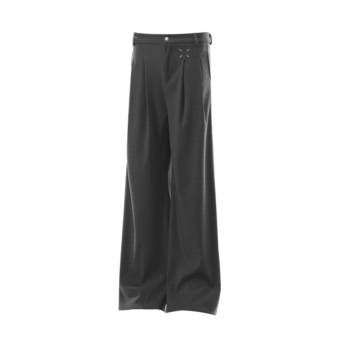 Drape Pleats Wide Leg Trousers WN25664