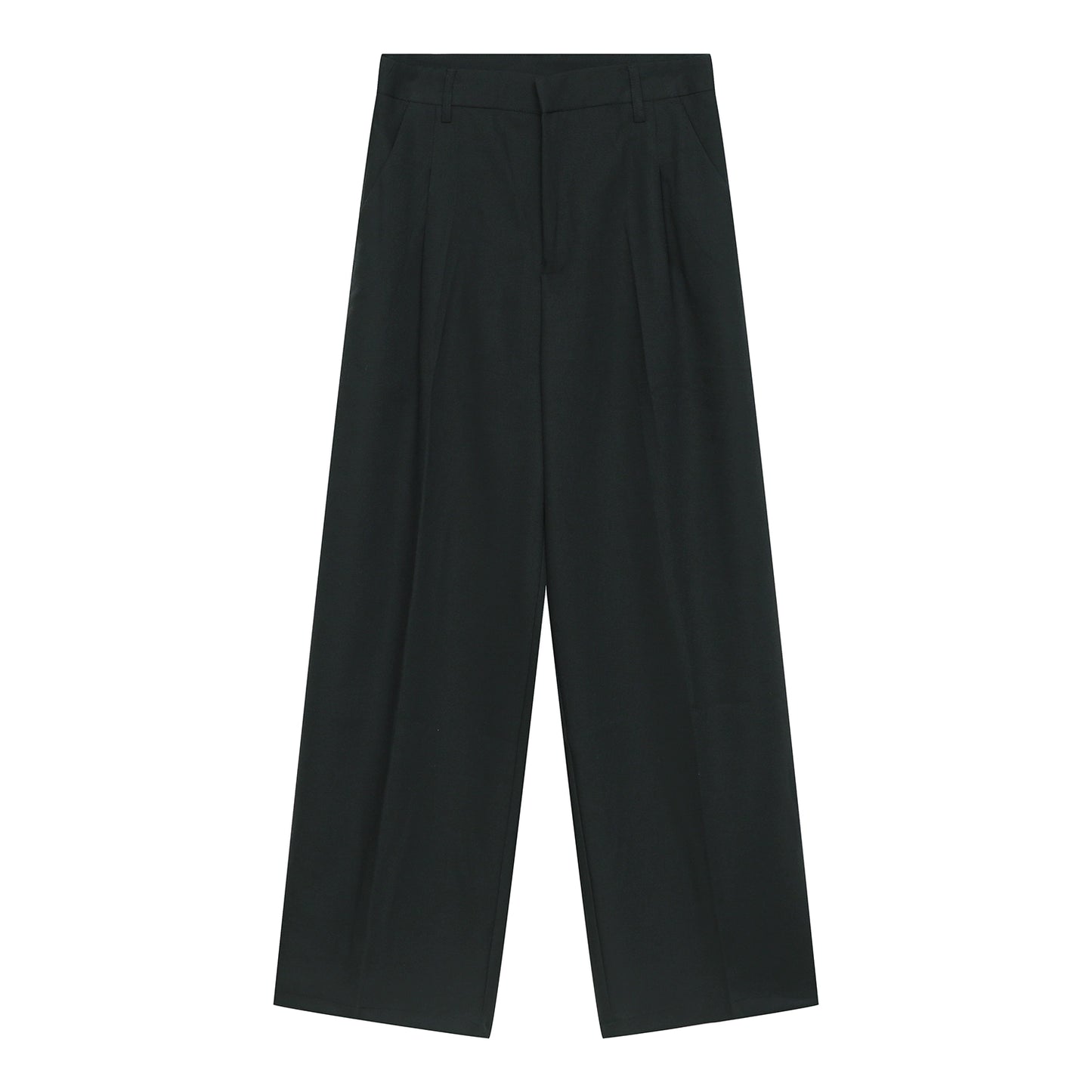 Wide-Leg Split-Hem Trousers WN9561