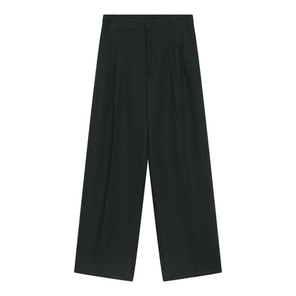 Wide-Leg Split-Hem Trousers WN9561