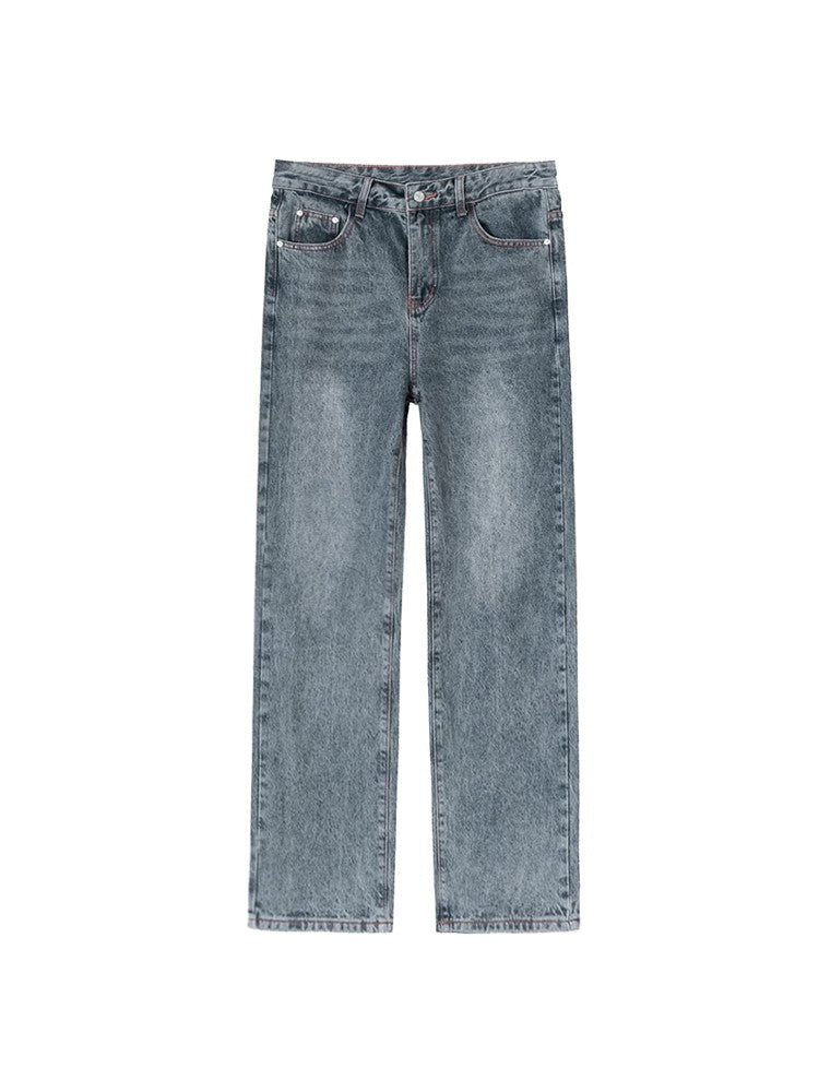 Washed Denim Jeans WN6580