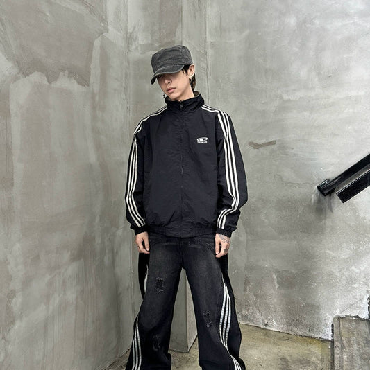 Stand Neck Reversible Zipper Jacket WN21173