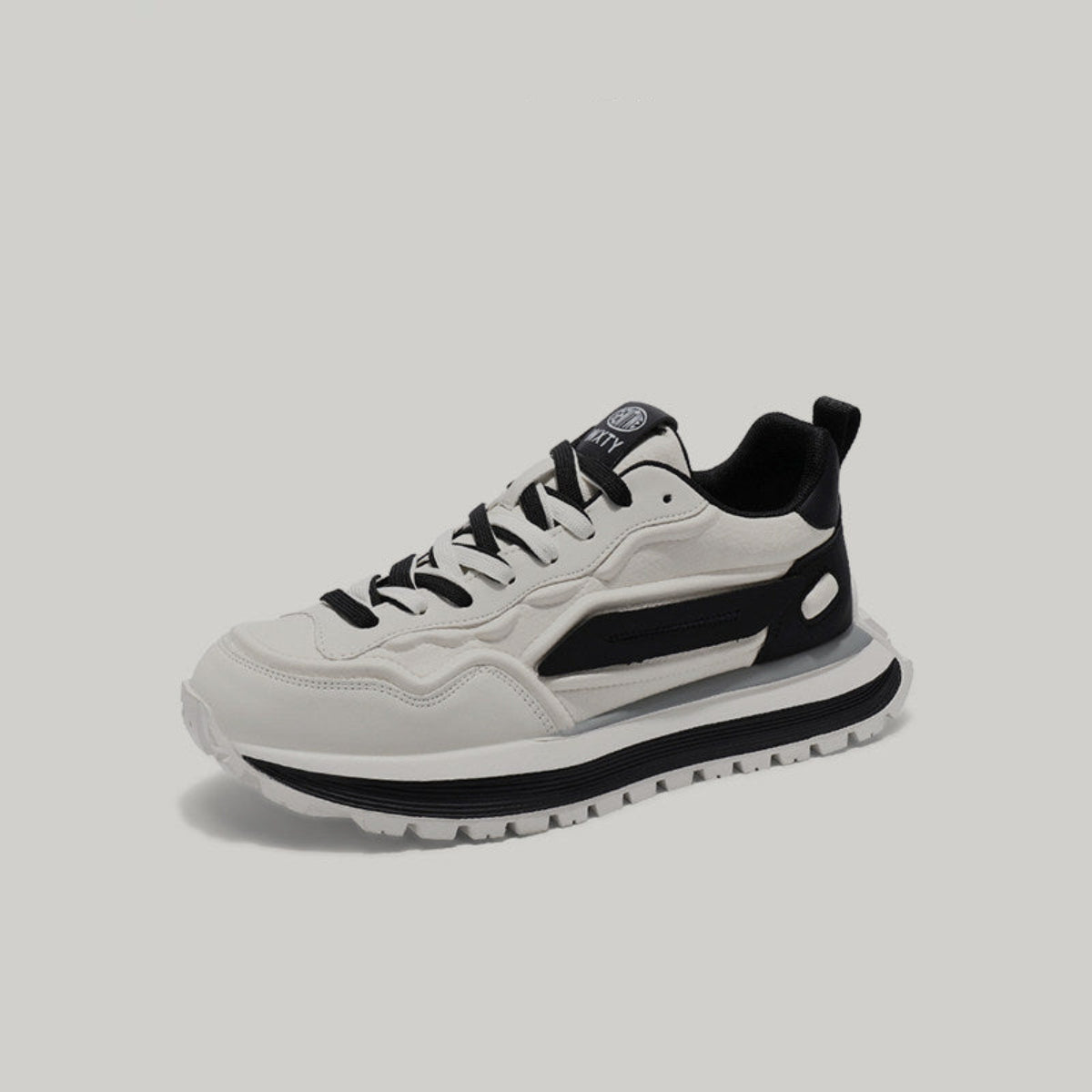 Color-Block Panel Trail Lace-Up Sneakers WN23438