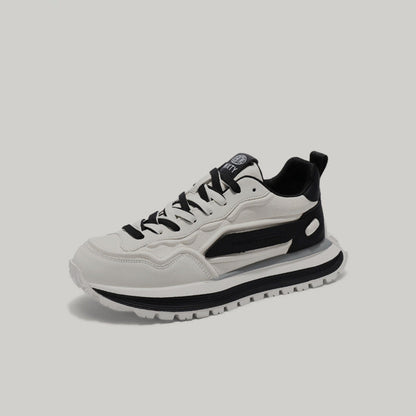 Color-Block Panel Trail Lace-Up Sneakers WN23438