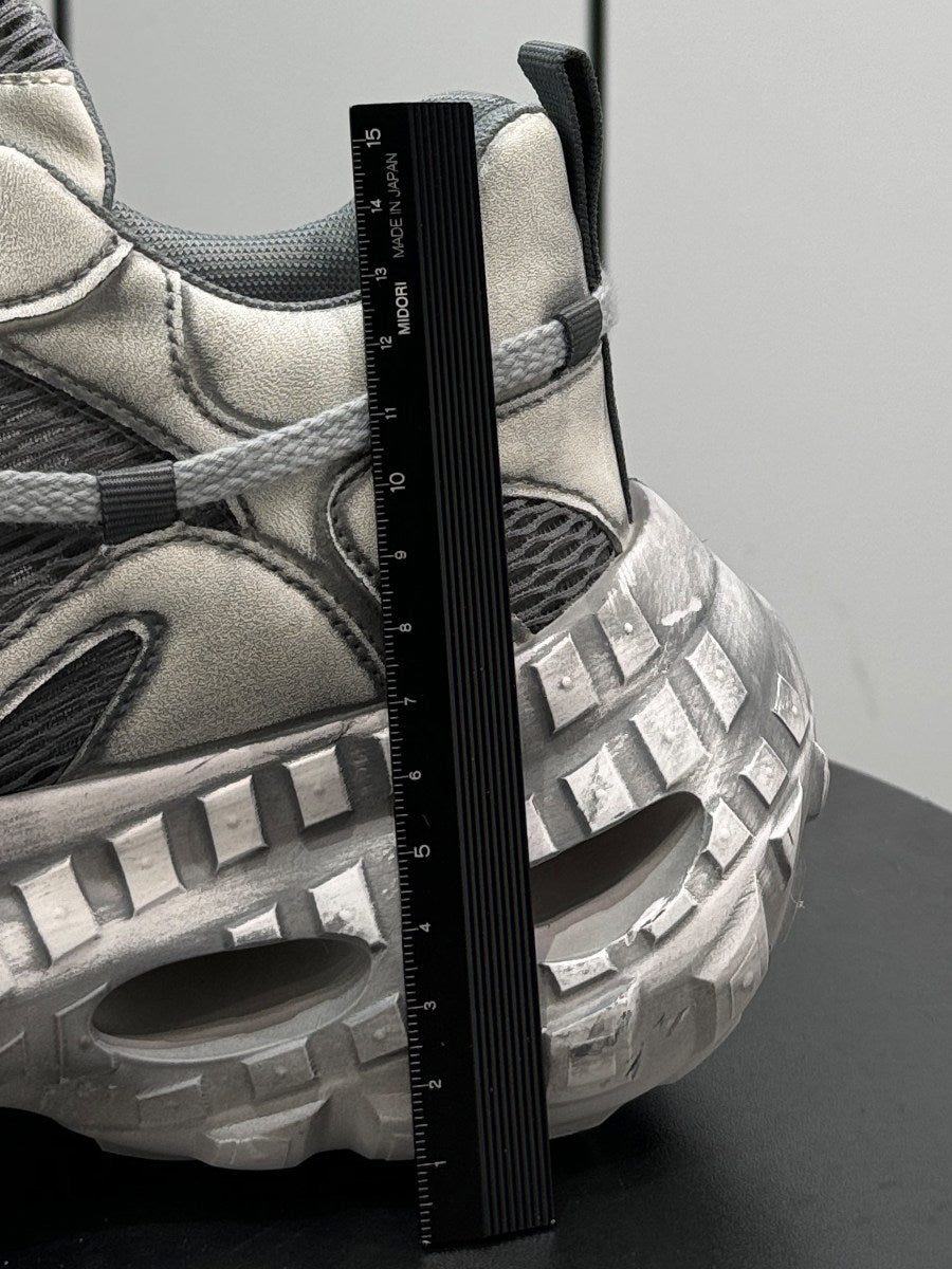 Mesh Rope Platform Height-Increasing Dad Sneakers WN24763