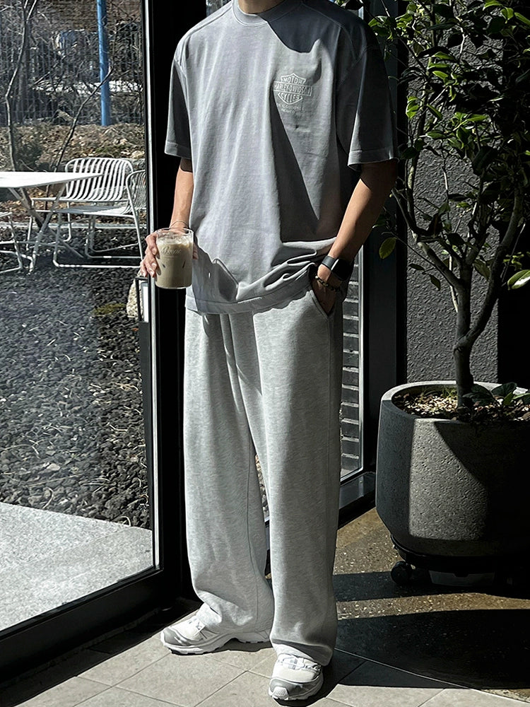 Letter Print Oversize Short Sleeve T-Shirt WN20305