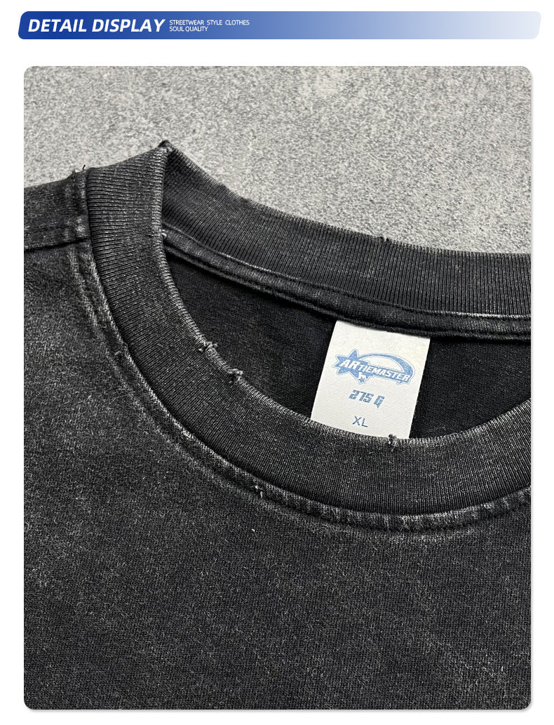 Washed Wax Dye Graphic Print Tank Top WN16260