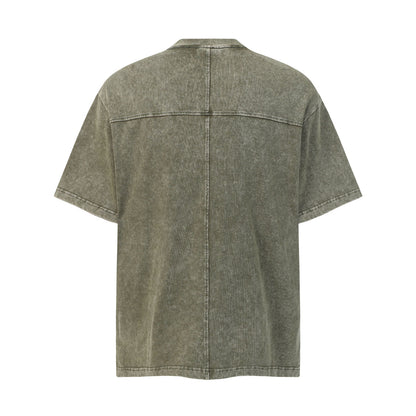Washed Cargo Multi-Pocket Short Sleeve T-Shirt WN26885
