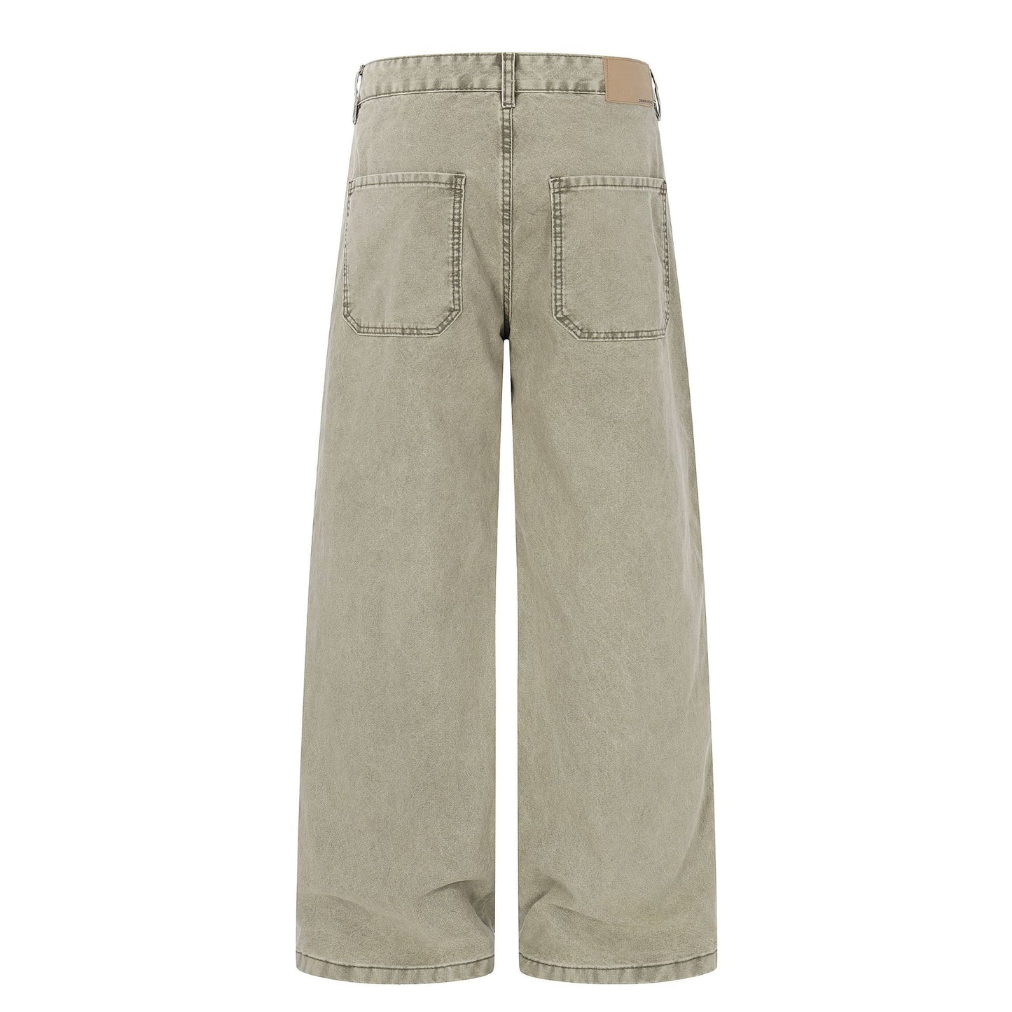 Damage Patchwork Wide Leg Cargo Pants WN26162