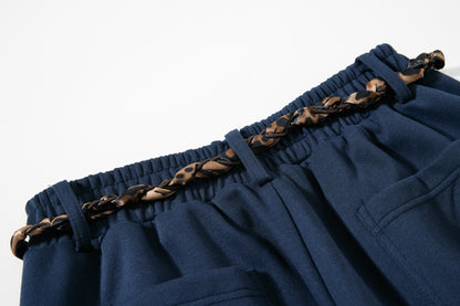 Sporty Curved Wide Leg Pants WN25690