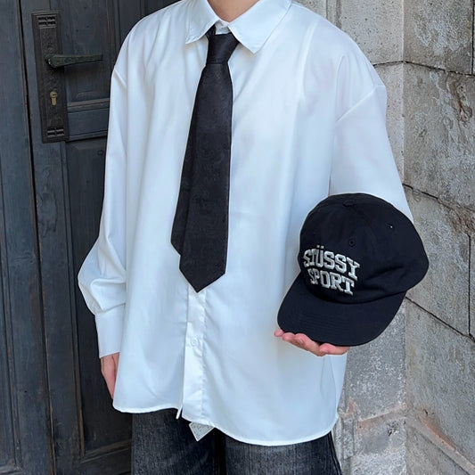 Basic Oversize Long Sleeve Shirt WN24397