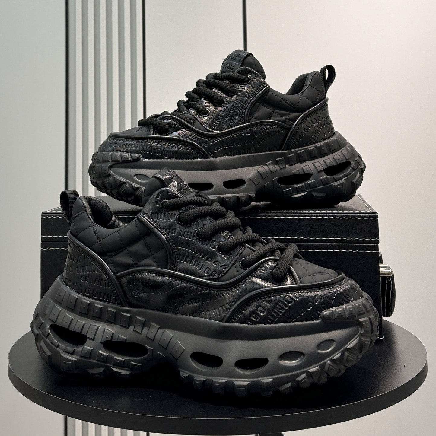 Embroidery Air Sole Chunky Sole Sneakers WN24611