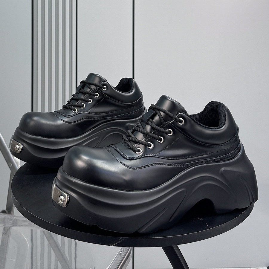 Thick-Sole Height-Increasing Derby Sneakers WN24753