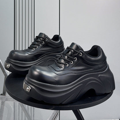 Thick-Sole Height-Increasing Derby Sneakers WN24753