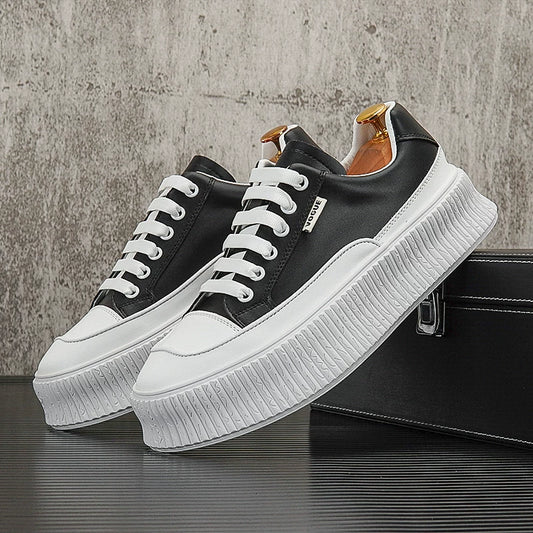 Lace Up Platform Thick Sole Sneakers WN24686