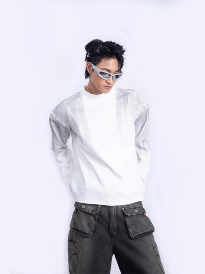 Shoulder Pad Long Sleeve T-Shirt WN9245