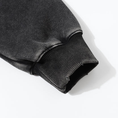 Heavyweight Washed Fleece Lining Pullover Hoodie WN25682
