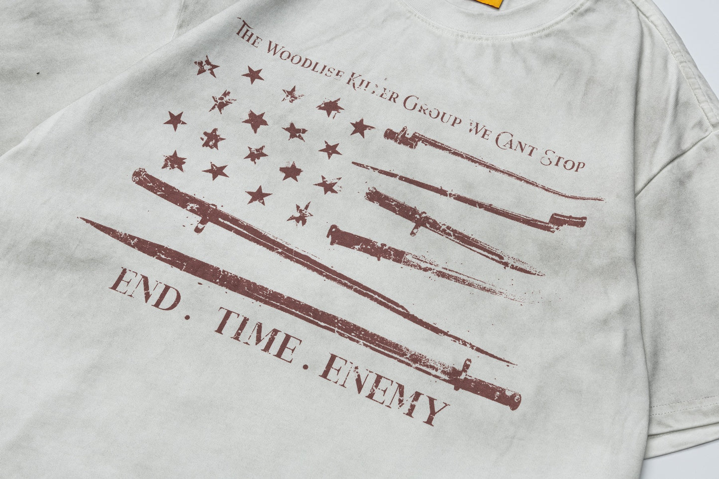Washed Graphic Print Short Sleeve T-Shirt WN25904