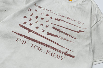 Washed Graphic Print Short Sleeve T-Shirt WN25904
