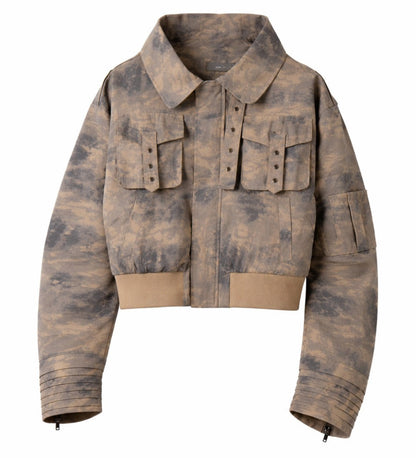 Pattern Lapel Oversize Jacket WN27899