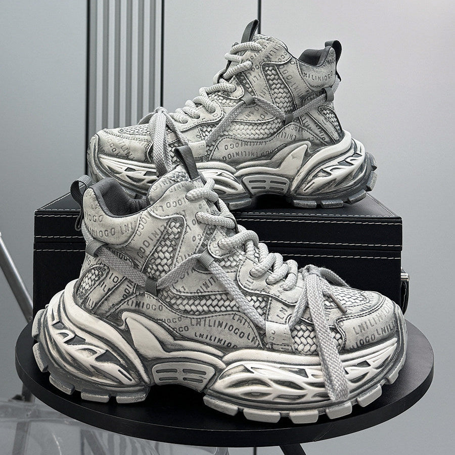 Embroidery Rope Lace Sneaker Boots WN24717