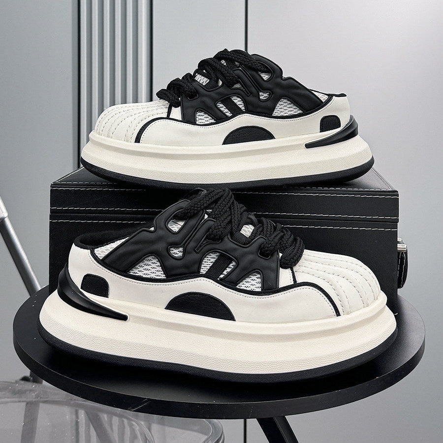 Thick-Sole Shell-Toe Slip-On Shoes WN24740