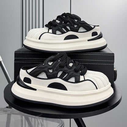 Chunky Platform Round Toe Mules WN24792