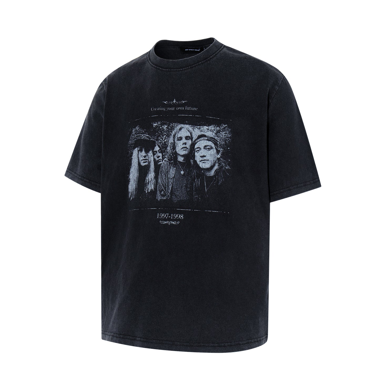 Rock Photo Print Short Sleeve T-Shirt WN25632