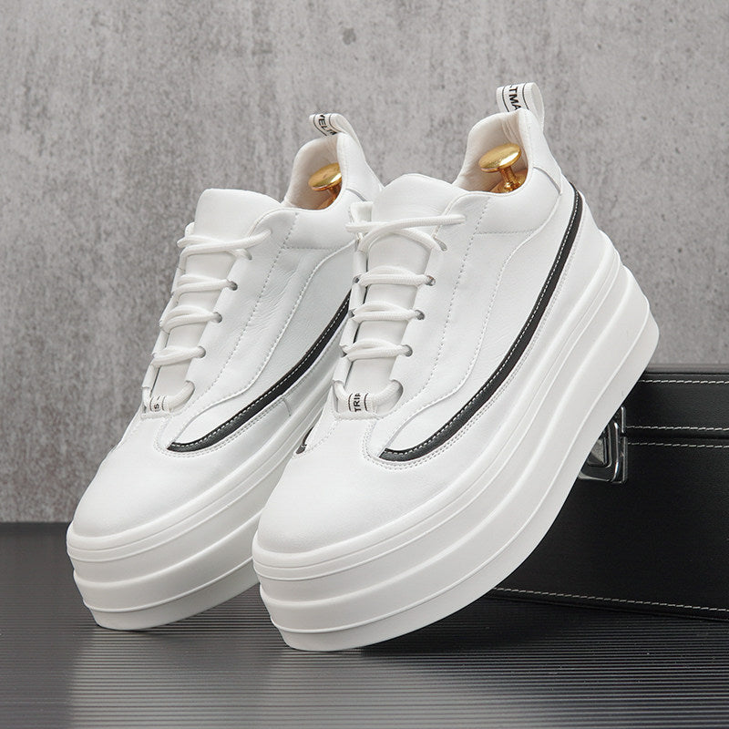 Thick-Sole Height-Increasing Skate Sneakers WN24756