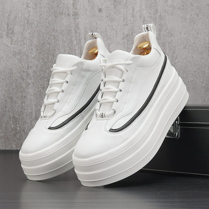 Thick-Sole Height-Increasing Skate Sneakers WN24756