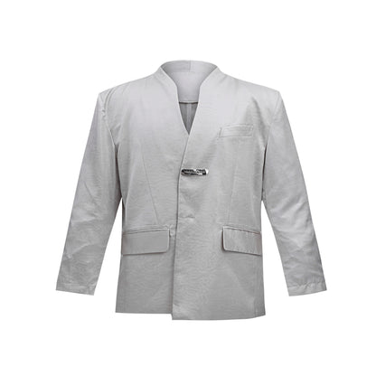 Liquid Metal Collarless Jacket WN6519