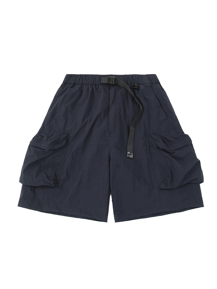 Big Pocket Wide-leg Short Pants WN5678
