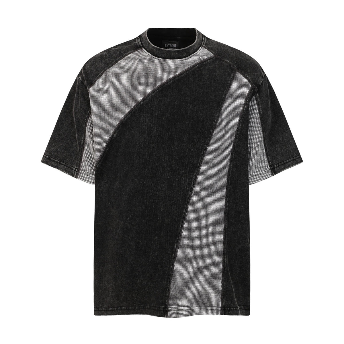 Waffle Panel Washed Short Sleeve T-Shirt WN26797