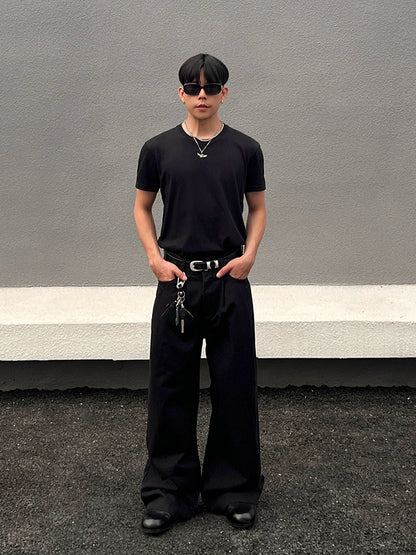 Draping Wide Leg Pants WN19461