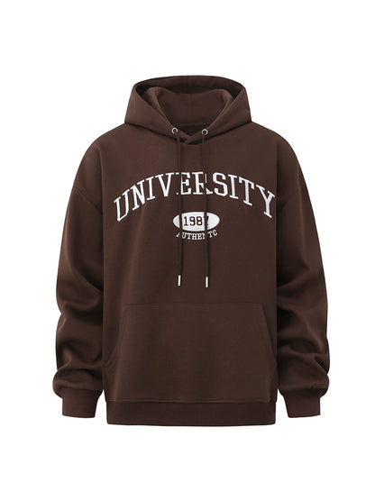 Letter Embroidery Oversize Pullover Hoodie WN20244