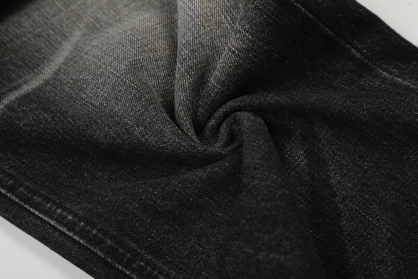 Washed Whisker Wide Leg Denim Jeans WN23063