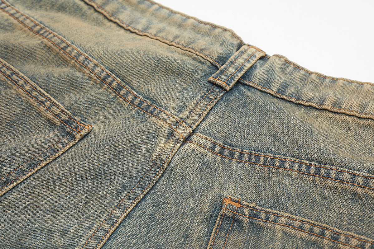 Wash Straight Denim Jeans WN25602