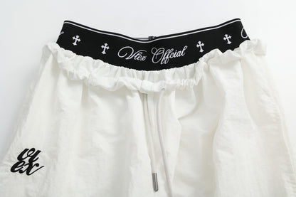 Double Waist Drawstring Wide Leg Pants WN27795