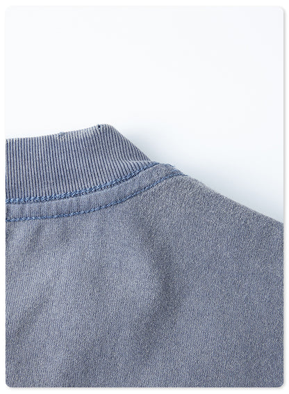 Washed Damage Oversize Short Sleeve T-Shirt WN6068