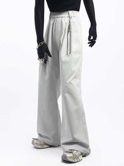 Seam Design Vest & Wide Leg Trousers Setup WN23669