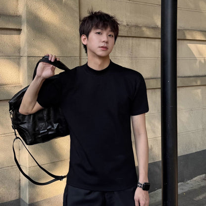 Mock Neck Short Sleeve T-Shirt WN25352