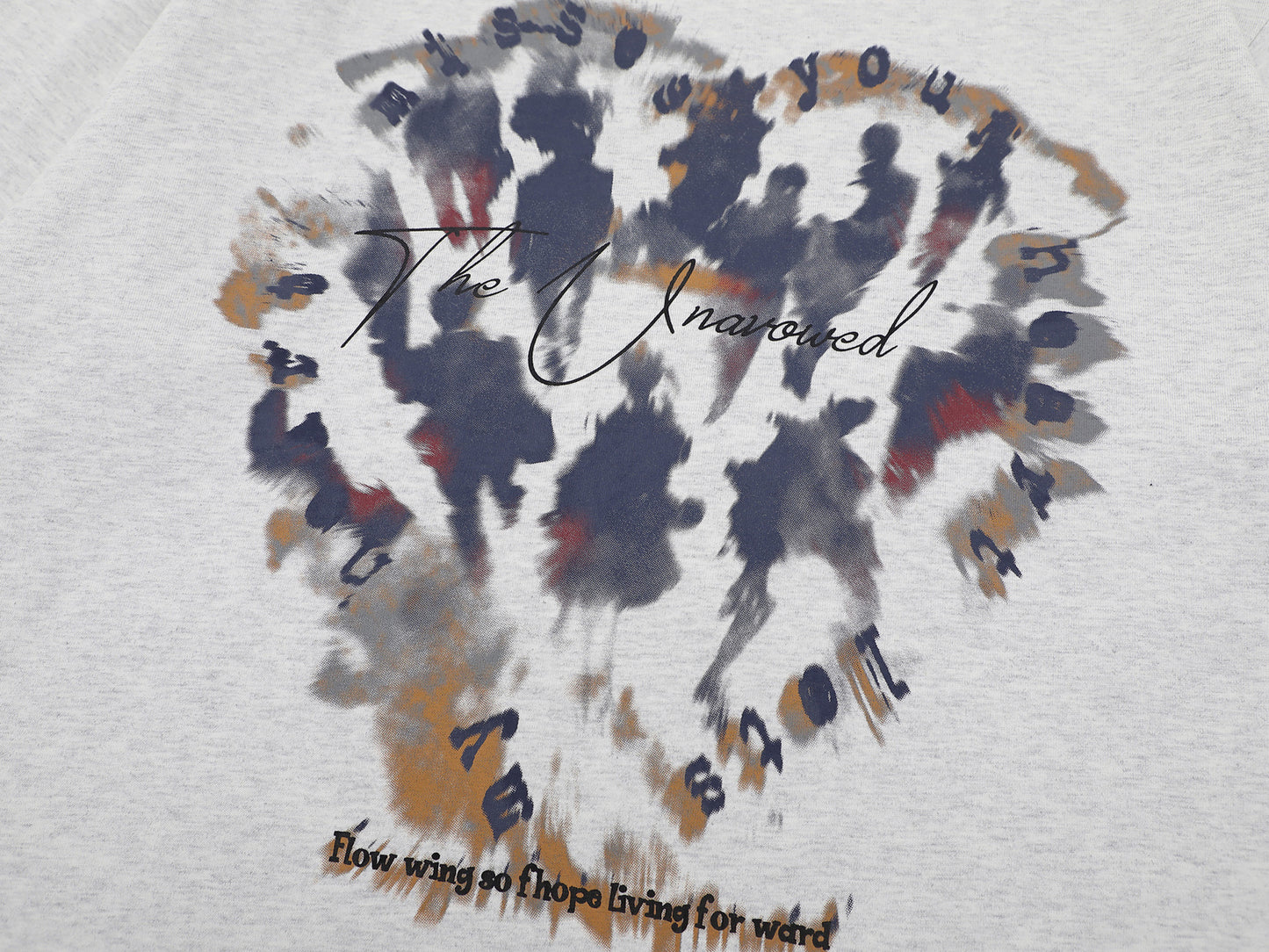 Heart Graffiti Oversize Short Sleeve T-Shirt WN25657
