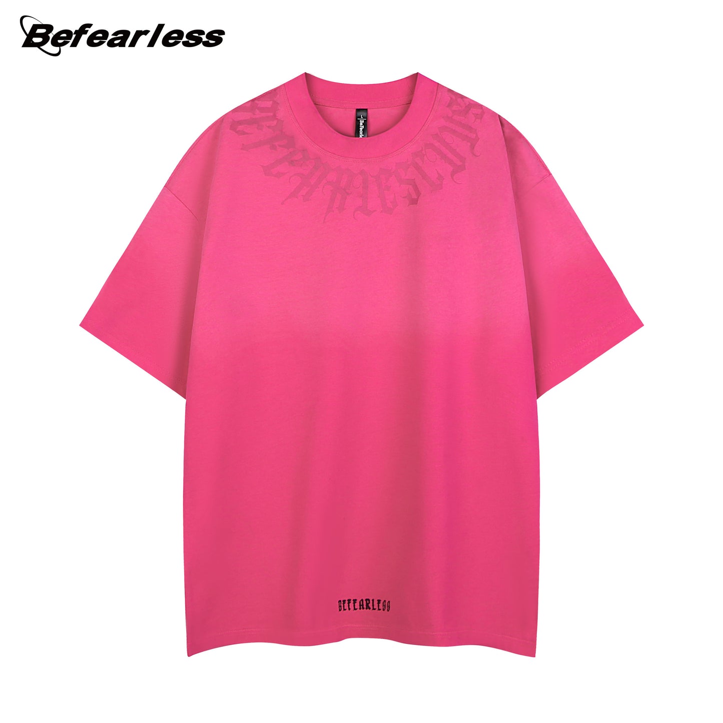 Gothic Letter Print Short Sleeve T-Shirt WN26281