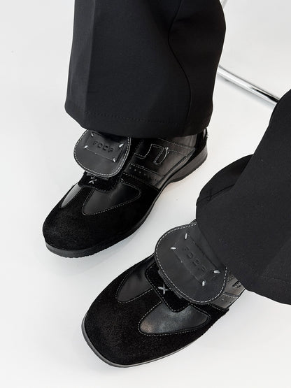 Square Toe Sole Flap Design Shoes WN19156